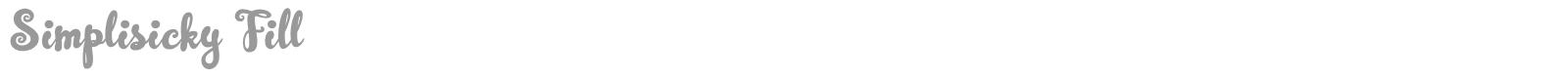 Simplisicky font preview